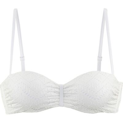 Lascana Bügel-Bandeau-Bikini-Top Damen Creme Gr.38 Cup B Lascana Bügel-Bandeau-Bikini-Top Damen Creme Gr.38 Cup B