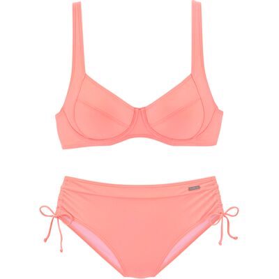 Lascana Bügel-Bikini Damen Lachs Gr.40 Cup C Lascana Bügel-Bikini Damen Lachs Gr.40 Cup C