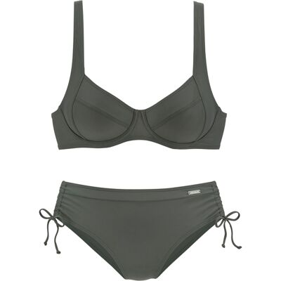 Lascana Bügel-Bikini Damen Oliv Gr.36 Cup G Lascana Bügel-Bikini Damen Oliv Gr.36 Cup G