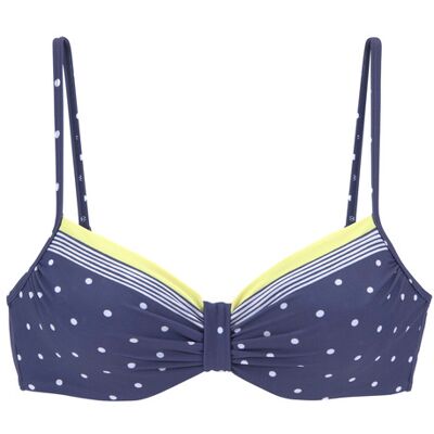 Lascana Bügel-Bikini-Top Damen Blau-Gelb-Bedruckt Gr.38 Cup C Lascana Bügel-Bikini-Top Damen Blau-Gelb-Bedruckt Gr.38 Cup C
