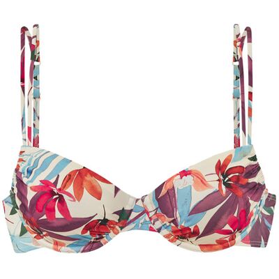 Lascana Bügel-Bikini-Top Damen Creme Bedruckt Gr.36 Cup B Lascana Bügel-Bikini-Top Damen Creme Bedruckt Gr.36 Cup B