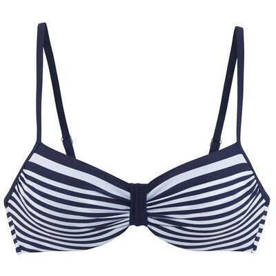 Lascana Bügel-Bikini-Top Damen Marine-Weiß Gr.36 Cup B Lascana Bügel-Bikini-Top Damen Marine-Weiß Gr.36 Cup B
