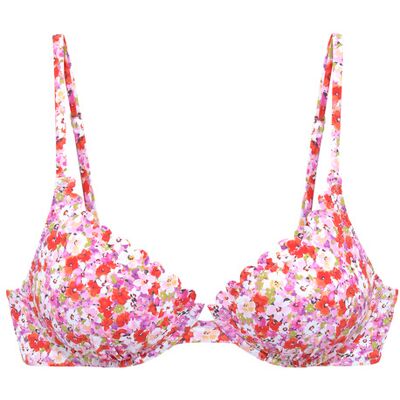 Lascana Bügel-Bikini-Top Damen Rot-Lila Gr.34 Cup B Lascana Bügel-Bikini-Top Damen Rot-Lila Gr.34 Cup B