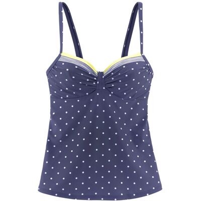 Lascana Bügel-Tankini-Top Damen Blau-Gelb-Bedruckt Gr.48 Cup E Lascana Bügel-Tankini-Top Damen Blau-Gelb-Bedruckt Gr.48 Cup E