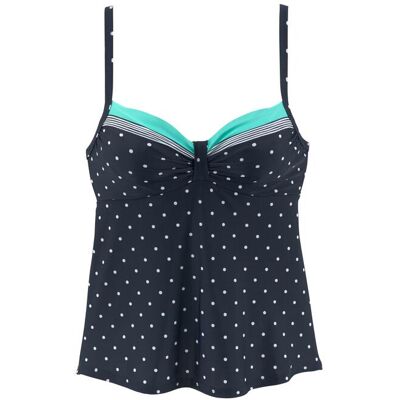 Lascana Bügel-Tankini-Top Damen Marine-Türkis Gr.40 Cup D Lascana Bügel-Tankini-Top Damen Marine-Türkis Gr.40 Cup D