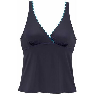 Lascana Bügel-Tankini-Top Damen Navy-Türkis Gr.46 Cup C Lascana Bügel-Tankini-Top Damen Navy-Türkis Gr.46 Cup C