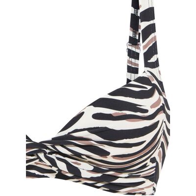 Lascana Bustier-Bikini-Top Damen Creme-Schwarz Gr.44 Cup C Lascana Bustier-Bikini-Top Damen Creme-Schwarz Gr.44 Cup C