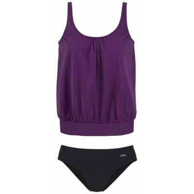 Lascana Damen Oversize-Tankini Aubergine Gr.38 Lascana Damen Oversize-Tankini Aubergine Gr.38