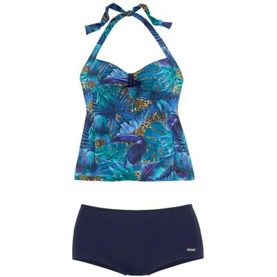 Lascana Damen Tankini Blau-Bedruckt Gr.40 Cup C Lascana Damen Tankini Blau-Bedruckt Gr.40 Cup C