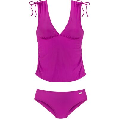 Lascana Tankini Damen Fuchsia Gr.34 Cup A/b Lascana Tankini Damen Fuchsia Gr.34 Cup A/b
