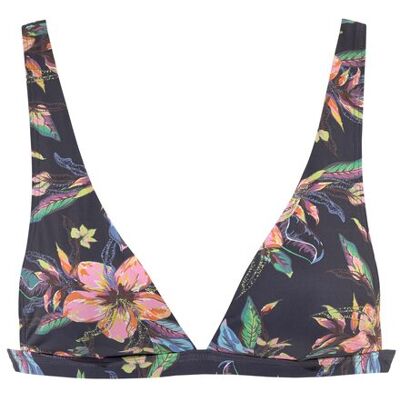 Lascana Triangel-Bikini-Top Damen Anthrazit Bedruckt Gr.40 Cup C/d Lascana Triangel-Bikini-Top Damen Anthrazit Bedruckt Gr.40 Cup C/d