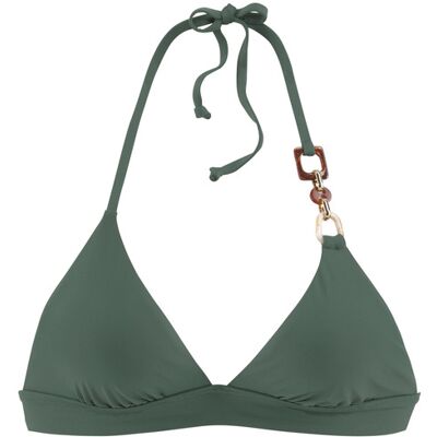 Lascana Triangel-Bikini-Top Damen Oliv Gr.38 Cup A/b Lascana Triangel-Bikini-Top Damen Oliv Gr.38 Cup A/b