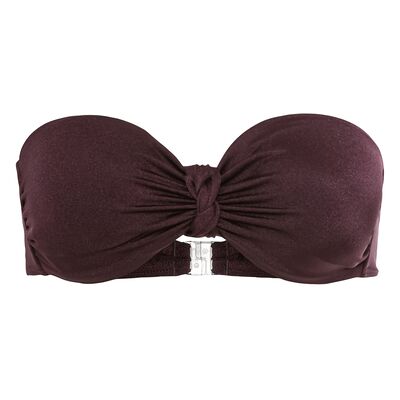 Lscn By Lascana Bandeau-Bikini-Top Damen Aubergine Gr.34 Cup C/d Lscn By Lascana Bandeau-Bikini-Top Damen Aubergine Gr.34 Cup C/d