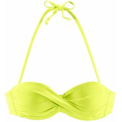 S.Oliver Bandeau-Bikini-Top Damen Lime Gr.32 Cup A S.Oliver Bandeau-Bikini-Top Damen Lime Gr.32 Cup A