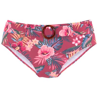S.Oliver Highwaist-Bikini-Hose Damen Rostrot-Bedruckt Gr.40 S.Oliver Highwaist-Bikini-Hose Damen Rostrot-Bedruckt Gr.40
