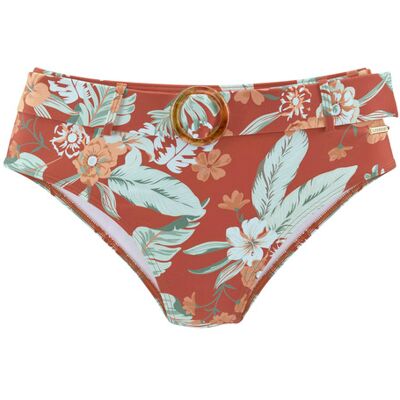 Sunseeker Highwaist-Bikini-Hose Damen Rostrot-Bedruckt Gr.38 Sunseeker Highwaist-Bikini-Hose Damen Rostrot-Bedruckt Gr.38