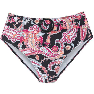 Sunseeker Highwaist-Bikini-Hose Damen Schwarz Bedruckt Gr.34 Sunseeker Highwaist-Bikini-Hose Damen Schwarz Bedruckt Gr.34