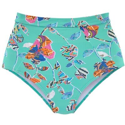 Sunseeker Highwaist-Bikini-Hose Damen Türkis-Bunt Gr.34 Sunseeker Highwaist-Bikini-Hose Damen Türkis-Bunt Gr.34