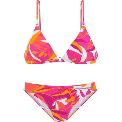 Sunseeker Triangel-Bikini Damen Beere-Orange Gr.34 Cup C/d Sunseeker Triangel-Bikini Damen Beere-Orange Gr.34 Cup C/d