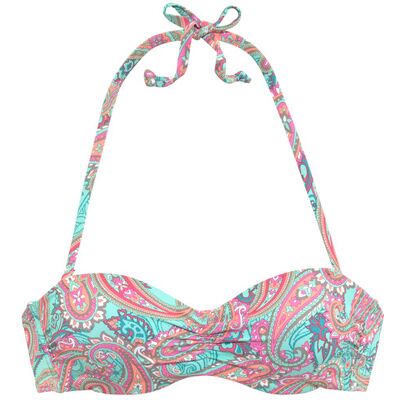 Venice Beach Bügel-Bandeau-Bikini-Top Damen Mint-Bedruckt Gr.44 Cup D Venice Beach Bügel-Bandeau-Bikini-Top Damen Mint-Bedruckt Gr.44 Cup D