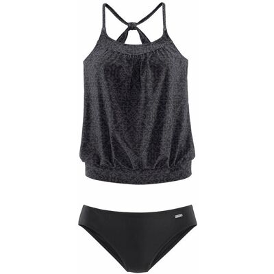Venice Beach Damen Tankini Schwarz-Grau Gr.46 Venice Beach Damen Tankini Schwarz-Grau Gr.46