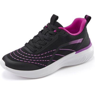 Lascana Sneaker Damen Schwarz/lila Gr.37 Lascana Sneaker Damen Schwarz/lila Gr.37