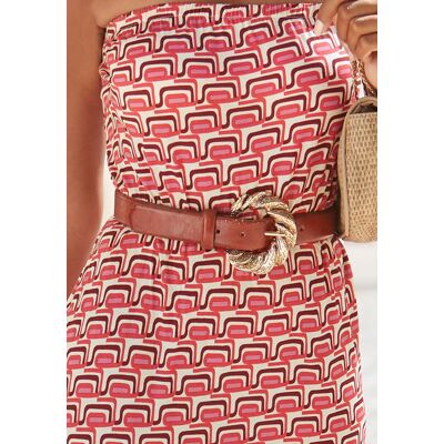 Lascana Hüftgürtel Damen Camelfarben-Goldfarben Gr.85 Lascana Hüftgürtel Damen Camelfarben-Goldfarben Gr.85