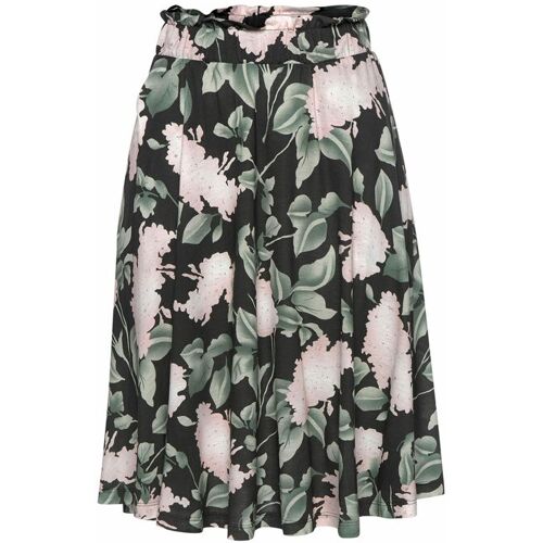 Buffalo Sommerrock Damen Schwarz-Rosa-Bedruckt Gr.40