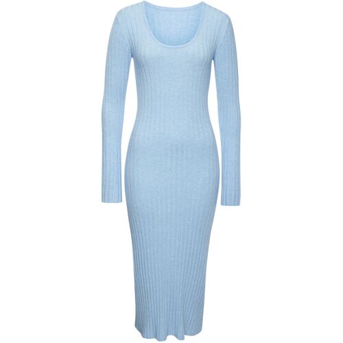 French Connection Strickkleid Damen Blau-Meliert Gr.32/34