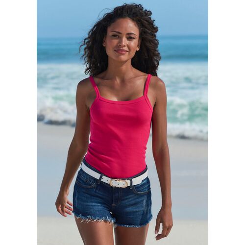 H.I.S Spaghettitop Damen Lila, Pink, Türkis Gr.36/38