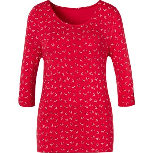 Lascana 3/4-Arm-Shirt Damen Rot Gr.40/42