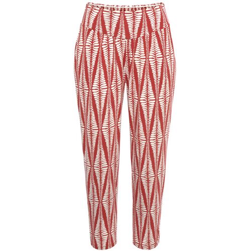 Lascana 7/8-Hose Damen Terracotta-Creme Bedruckt Gr.36