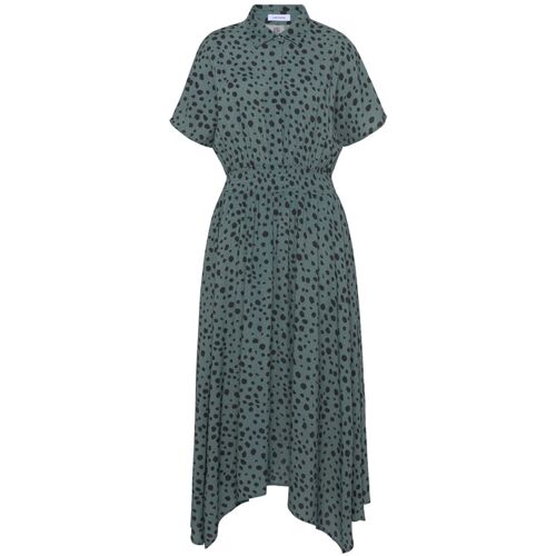 Lascana Druckkleid Damen Grün-Schwarz Bedruckt Gr.38