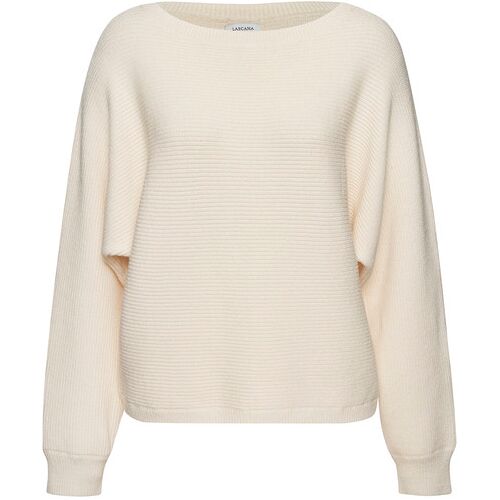 Lascana Rundhalspullover Damen Creme Gr.32/34