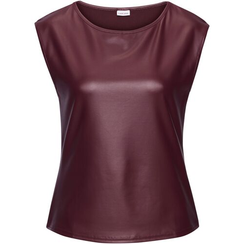 Lascana Rundhalsshirt Damen Bordeaux Gr.36/38