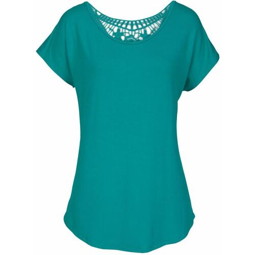 Lascana Strandshirt Damen Türkis Gr.36/38