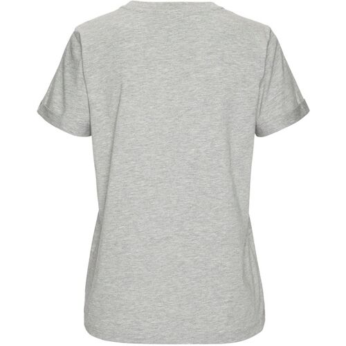 Lascana T-Shirt Damen Grau Meliert Gr.44/46