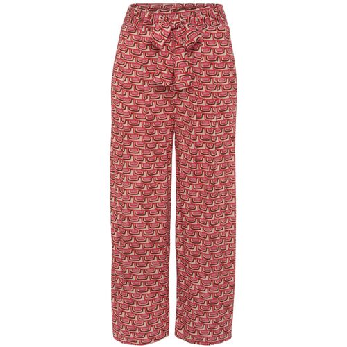 Vivance Culotte Damen Beige-Rot Bedruckt Gr.36