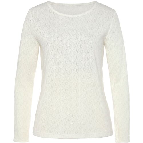 Vivance Langarmshirt Damen Crme Gr.36/38