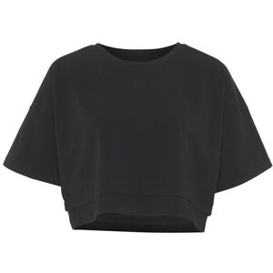 LASCANA M Schwarzes Kurzarmshirt - T-Shirt LASCANA M Schwarzes Kurzarmshirt - T-Shirt