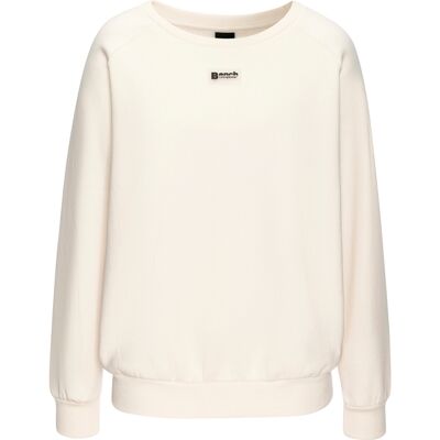 Bench. Loungewear Sweatshirt Damen Creme Gr.48/50 Bench. Loungewear Sweatshirt Damen Creme Gr.48/50