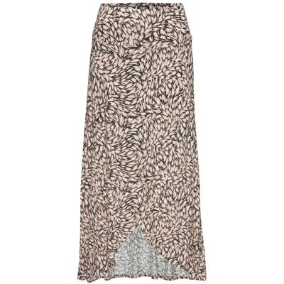 Buffalo Jerseyrock Damen Schwarz-Taupe Bedruckt Gr.44 Buffalo Jerseyrock Damen Schwarz-Taupe Bedruckt Gr.44