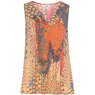 Buffalo Gr. 48/50 Bunt Animalprint Top - Top Buffalo Gr. 48/50 Bunt Animalprint Top - Top