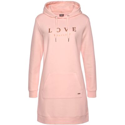 Buffalo Rosa Kapuzen Sweatkleid - Sweat Dress Buffalo Rosa Kapuzen Sweatkleid - Sweat Dress