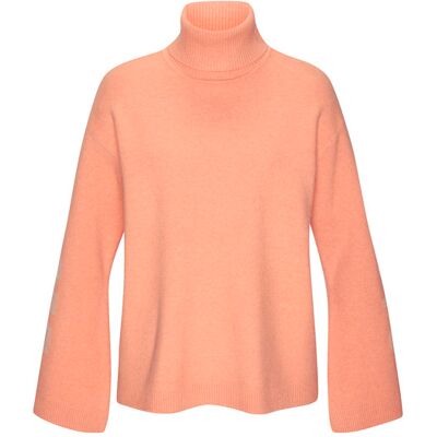 Elbsand Rollkragenpullover Damen Aprikose Gr.32/34 Elbsand Rollkragenpullover Damen Aprikose Gr.32/34