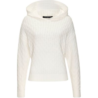 French Connection Kapuzenpullover Damen Creme Gr.44/46 French Connection Kapuzenpullover Damen Creme Gr.44/46
