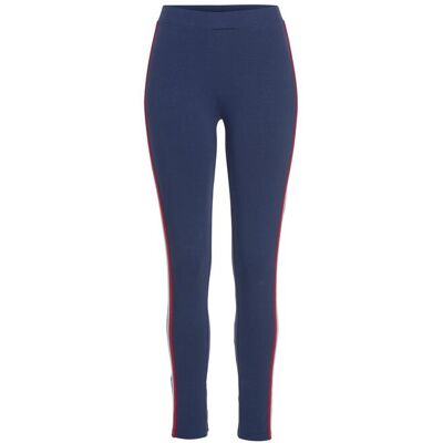 H.I.S Leggings Damen Marine-Rot Gr.32/34 H.I.S Leggings Damen Marine-Rot Gr.32/34
