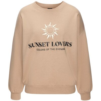 H.I.S Sweatshirt Damen Camelfarben Gr.32/34 H.I.S Sweatshirt Damen Camelfarben Gr.32/34
