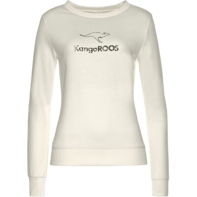 KANGAROOS Weiß Basic Sweatshirt - Sweatshirt KANGAROOS Weiß Basic Sweatshirt - Sweatshirt