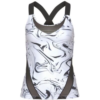 Lascana Active Funktionsshirt Damen Weiß-Marmoriert-Schwarz Gr.32/34 Lascana Active Funktionsshirt Damen Weiß-Marmoriert-Schwarz Gr.32/34